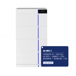 SKU KIT410-3,6-6-GREY KIT FOTOVOLTAICO MONOFASE 3280W INVERTER DEYE V-TAC  3,6KW ACCUMULO 6,14KW VT-410KIT